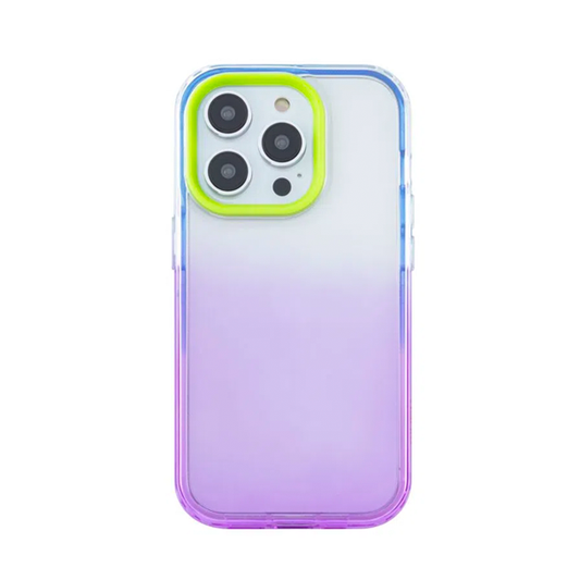 CARATULA GLAM HOPE IPHONE 14 PRO MAX MORADA/VERDE