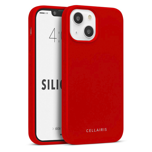 CARATULA SILICON IPHONE 13 ROJA MATTE 84-0020003