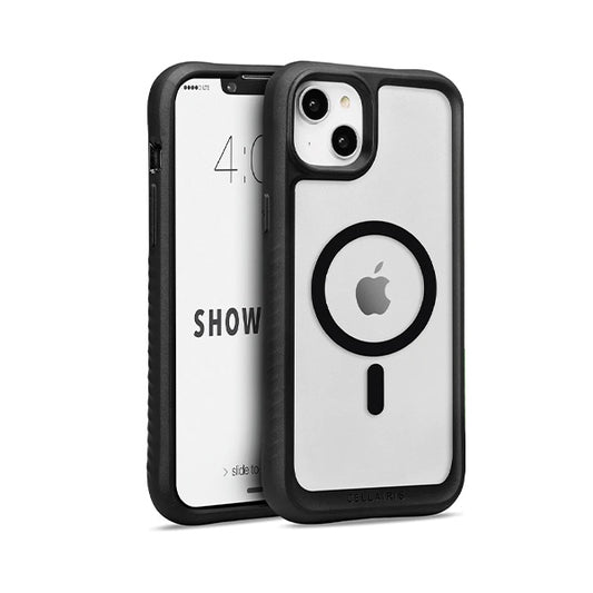 CARATULA SHOWCASE GRIP MAGSAFE IPHONE 15/14 PLUS NEGRA/CLEAR 40-0058004