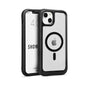 CARATULA SHOWCASE GRIP MAGSAFE IPHONE 15/14 PLUS NEGRA/CLEAR 40-0058004