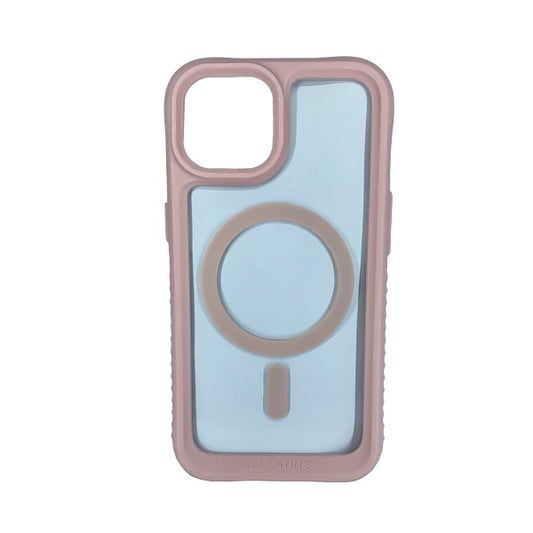 CARATULA SHOWCASE GRIP MAGSAFE IPHONE 14/13 ROSA/CLEAR 40-0056010