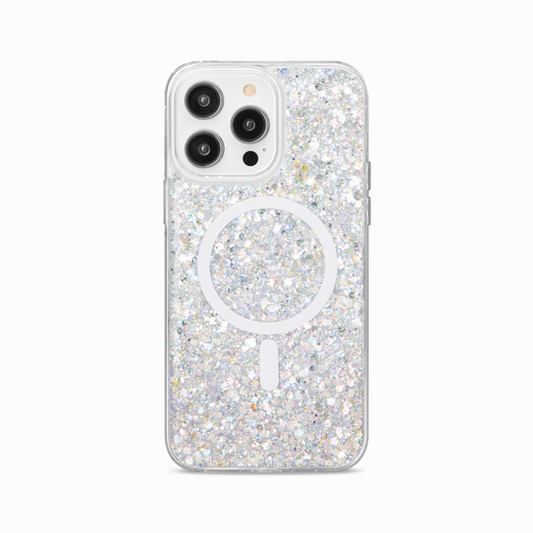 CARATULA SHOWCASE SLIM GLAM MAGSAFE IPHONE 14 PRO MAX PLATA 40-0059018R
