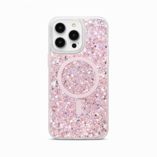 CARATULA SHOWCASE SLIM GLAM MAGSAFE IPHONE 14 PRO MAX ROSA 40-0059019R