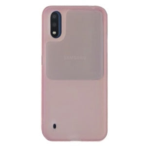 CARATULA TPU CHOICE COLORS SAMSUNG A01 ROSA (6696965308624)