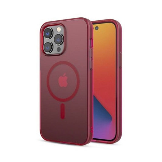 CARATULA SHADE MAGSAFE IPHONE 14 PRO MAX MERLOT MYBAT PRO