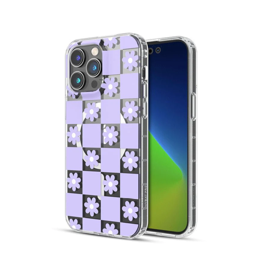 CARATULA MOOD MAGSAFE IPHONE 14 PRO MAX PURPLE FLORAL MYBAT PRO
