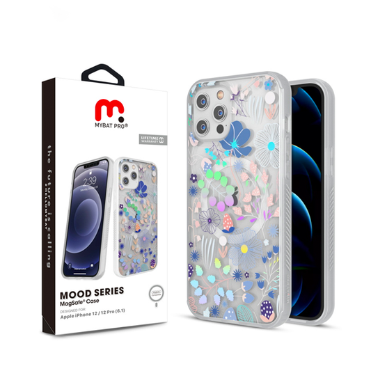 CARATULA MOOD MAGSAFE IPHONE 12/12 PRO COLORFULL FLOWERS MYBAT PRO