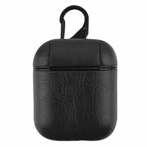 FUNDA PLASTICO/VINIPIEL AIRPODS NEGRA (6696983691472)