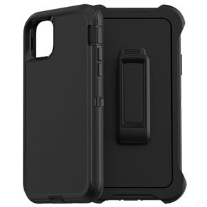 ESTUCHE TIPO DEFENDER IPHONE 12 PRO MAX NEGRO CON CLIP (6696954790096)