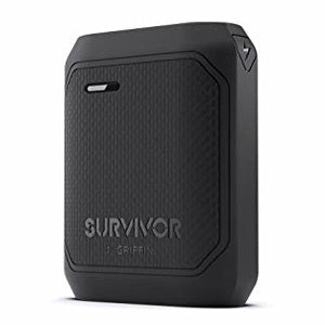 CARGADOR PORTATIL POWER BANK 10000 mAh NEGRO GRIFFIN (6697164406992)