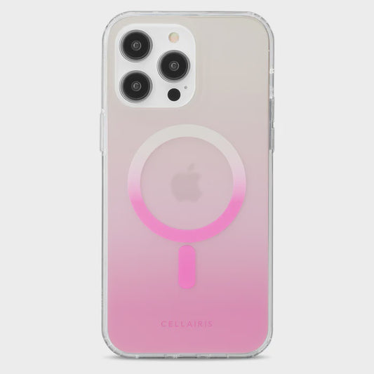 CARATULA SHOWCASE SLIM OMBRE MAGSAFE IPHONE 15 PRO MAX ROSA 40-0084001R
