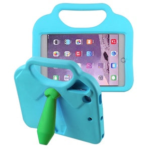 FUNDA USO RUDO IPAD MINI 1/2/3/4/5 KIDS CORBATA AZUL (6697014100176)