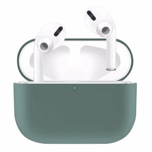 FUNDA SILICON AIRPODS PRO VERDE OLIVO (6696982970576)