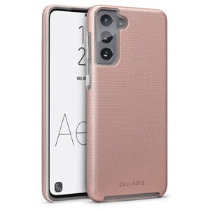 CARATULA AERO GRIP SAMSUNG S21 PLUS ROSE GOLD 33-0319002 (6697231155408)
