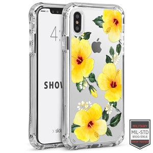 CARATULA SHOWCASE IPHONE XS MAX FLORAL HIBISCUS 40-0008016 (6697197732048)