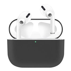 FUNDA SILICON AIRPODS PRO NEGRA (6697051685072)