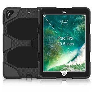 FUNDA TIPO SURVIVOR IPAD PRO 10.5/AIR 3 NEGRA (6696946073808)