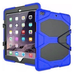 FUNDA TIPO SURVIVOR IPAD AIR/5/6 AZUL (6697173319888)