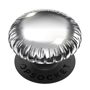 POPSOCKETS ORIGINAL 2G METALLIC BALLOON SILVER (6697243279568)