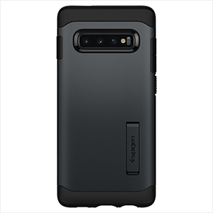 CARATULA SLIM ARMOR SPIGEN SAMSUNG GALAXY S10 METAL SLATE (6697000599760)