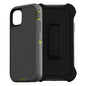 ESTUCHE TIPO DEFENDER IPHONE 12 PRO MAX GRIS/VERDE CON CLIP