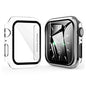 CARATULA ELECTROPLATING C/TEMPLADO APPLE WATCH 4 40mm TRANSPARENTE (6697228075216)
