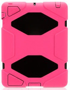 FUNDA TIPO SURVIVOR IPAD AIR FUCSIA/NEGRO (6697262940368)