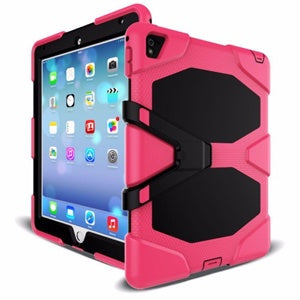 FUNDA TIPO SURVIVOR IPAD AIR/5/6 FUCSIA (6697121054928)